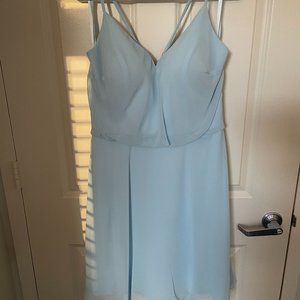 Azazie Adriana / Sky Blue / Size A12 / Brand New